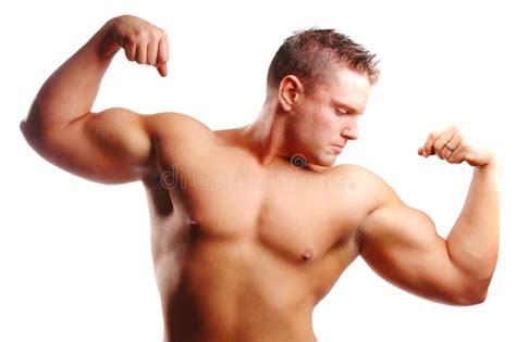 Body Builder Stock Photo Image Of Muscle Nude Builder