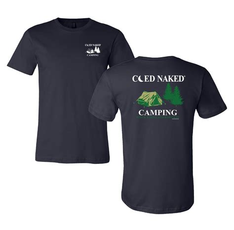 Coed Naked CAMPING T Shirt Camp Cannabis