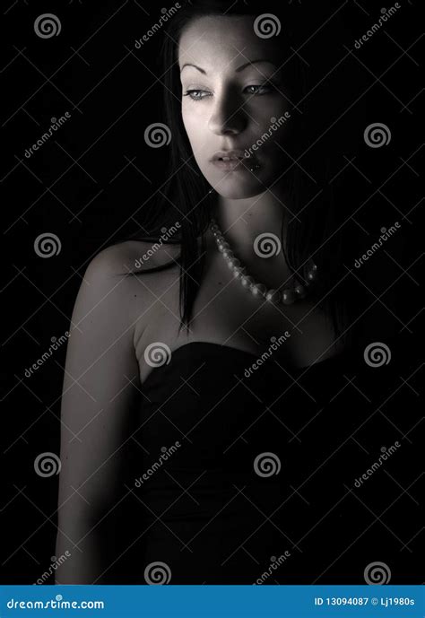 Stunning Alternative Brunette Woman Stock Image Image Of Woman Lost