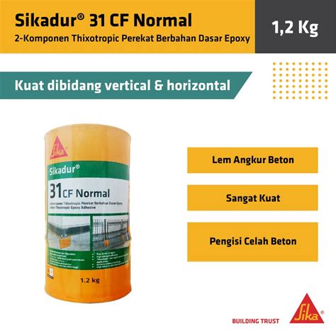 Jual Sika Sikadur 31 CF Normal Lem Angkur Beton Tambal Retak Epoxy 1