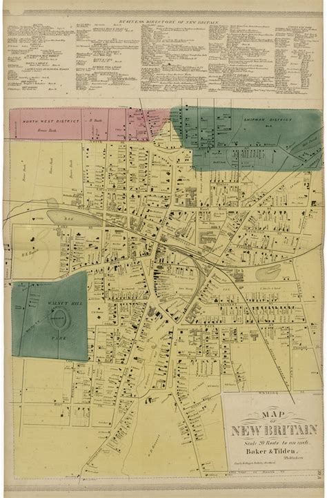 map of new britain ct 8