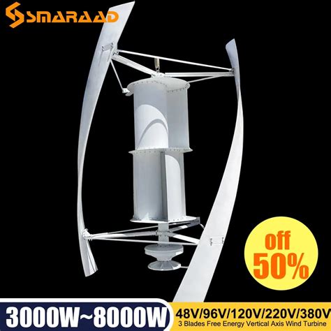 China Factory High Power 3kw 5kw 10kw Horizontal Axis Wind Turbine