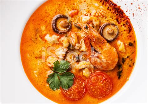 Spicy Thai Soup Tom Yam Stock Photo Royalty Free Freeimages