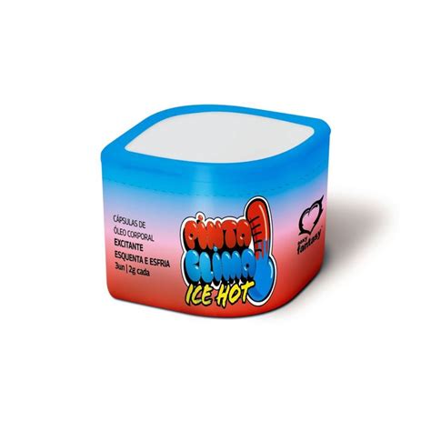 Pinta Clima Ice Hot Excitante Em Cápsula 3 Unidades Sexy Fantasy Litoral Sex Shop