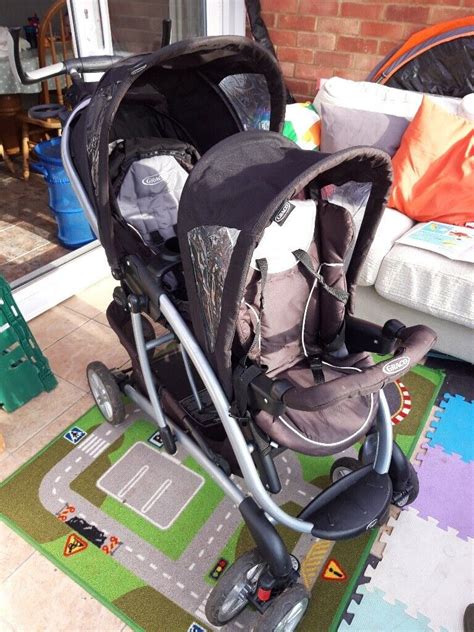 Graco Tandem Double Buggy Pushchair Pram In Stowmarket Suffolk