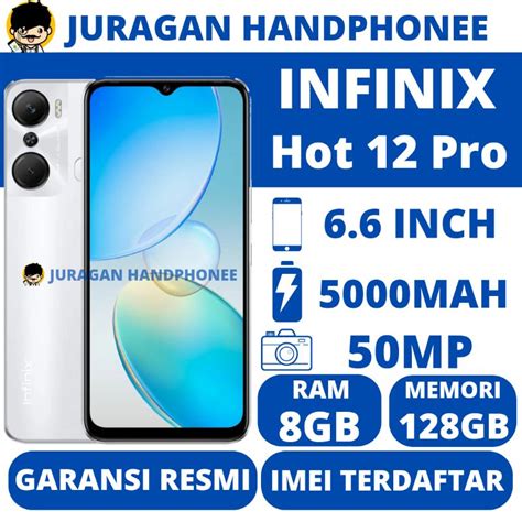 Jual Infinix Hot 12 Pro NFC Ram 8GB Internal 128GB 8 128 Garansi Resmi Shopee Indonesia