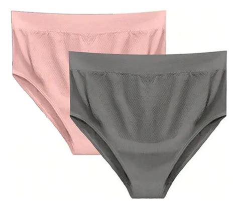 Kit 2 Calcinha Gestante Alta Hot Pants Maternidade Cós Alto Parcelamento sem juros