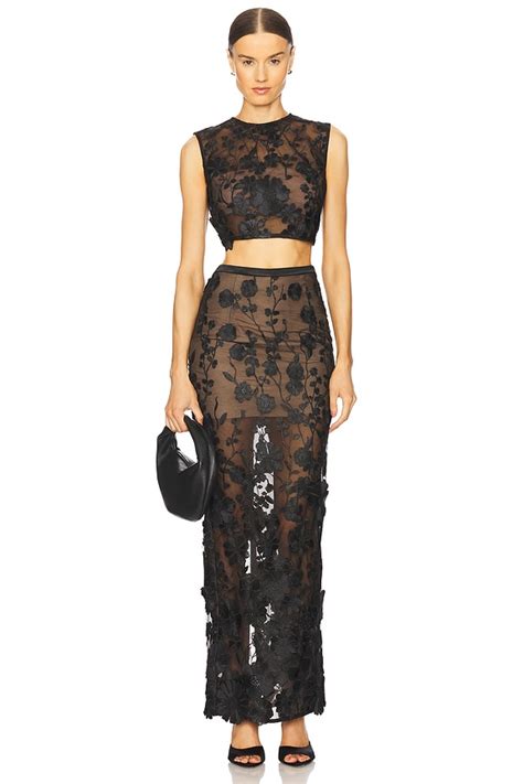 Bronx And Banco Jasmine Two Piece Set In Black Nude REVOLVE