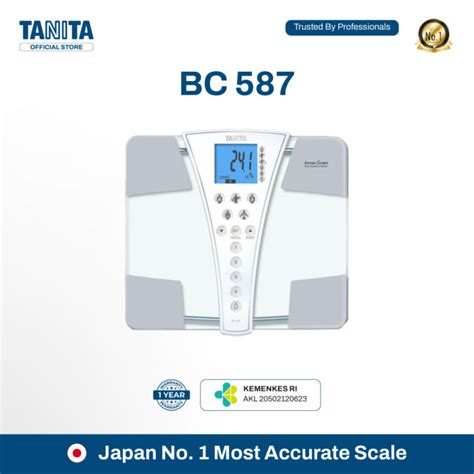 TANITA BC-587 Timbangan Badan Digital BMI 9 in 1 Body Composition ...