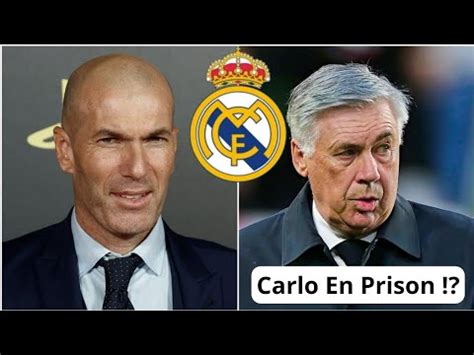 Zinedine Zidane Va Faire Son Retour Au Real Madrid Carlo