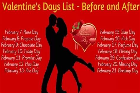 Have You Read About Valentines Day Week List Yet An Interesting And