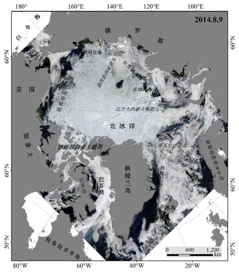 科学网—2014年8月9日北极海冰冰情 极区遥感的博文