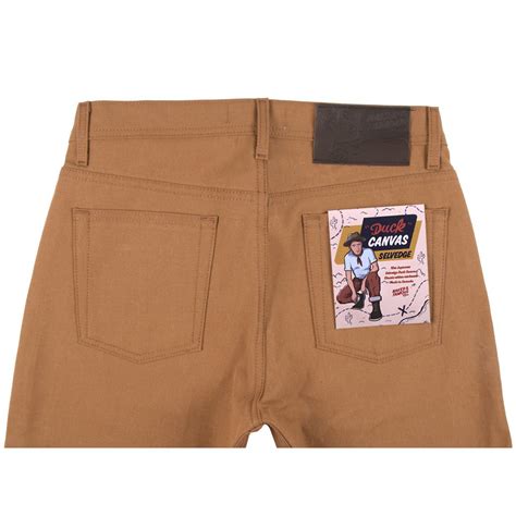 Naked And Famous Super Guy Duck Canvas Selvedge Black Riot HK