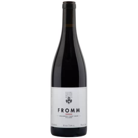 Weingut Fromm Pinot Noir Village Aoc Graub Nden The Swiss Wine