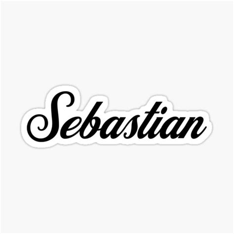 Sebastian Stylish Handwriting Name - Retro Vintage Design 