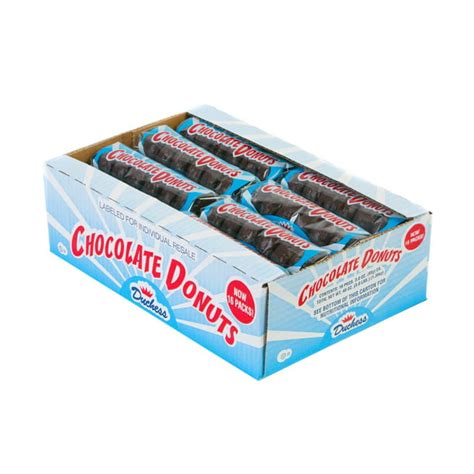 Duchess Chocolate Donuts 3 Oz Packs 16 Ct