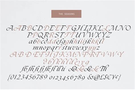 The Seasons Font Download Free Fonts Lab