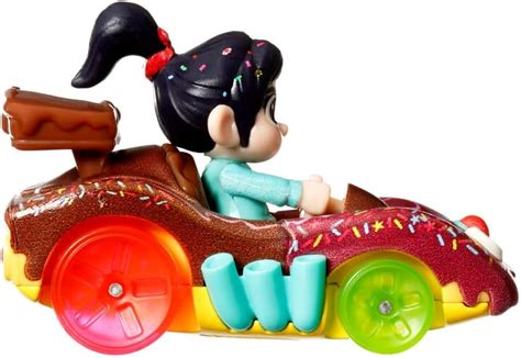 Hot Wheels Racerverse Veh Culo Fundido A Presi N Con Controlador Vanellope Escala Yaxa