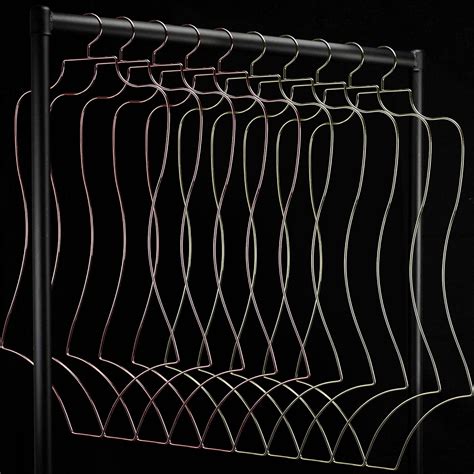 Amazon Pack Gold Bikini Hanger Body Shape Lingerie Hangers Rose Gold Wire Body Shape