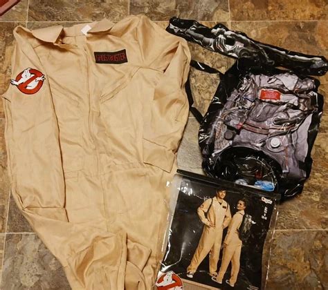 Adult Ghostbusters Halloween Costume Deluxe Ghostbus Gem