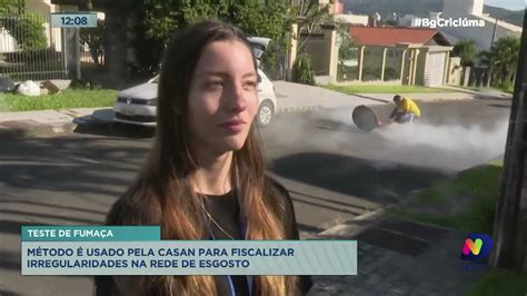 Conheça o teste de fumaça feito pela Casan