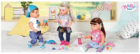 Интерактивная кукла Baby Born Сестричка-модница блондинка, 43 см ...