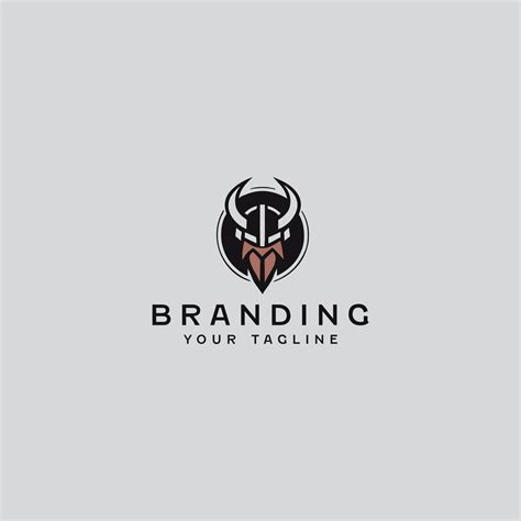 Creative Viking Logo Design Template 17082423 Vector Art at Vecteezy