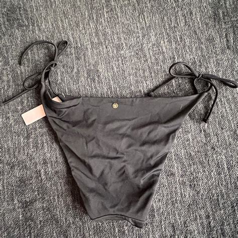 Black Victoria Secret Bikini Bottoms Beach Depop