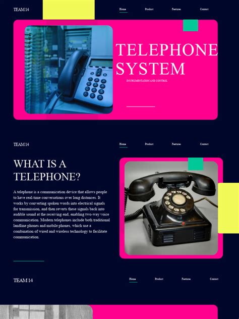 Telephone System Pdf Telephone Exchange Telephone