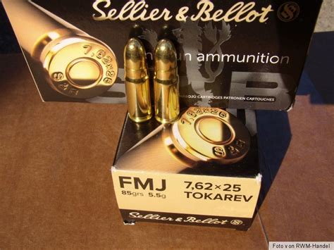 7,62x25 Tokarev von S&B - RWM Handel