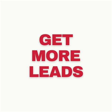 Get More Leads