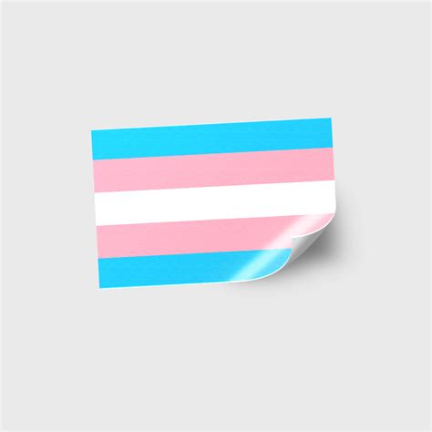 Trans Pride Sticker Rainbow Republic Nz