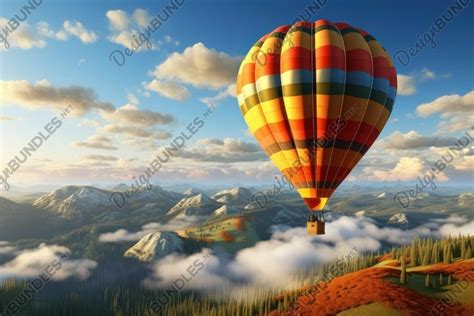 colorful hot air balloon background wallpaper