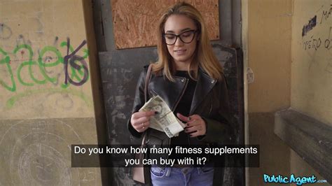 Fake Hub Public Agent Sexy Blonde Babe With Glasses Gets Paid For A Good Cock Suck