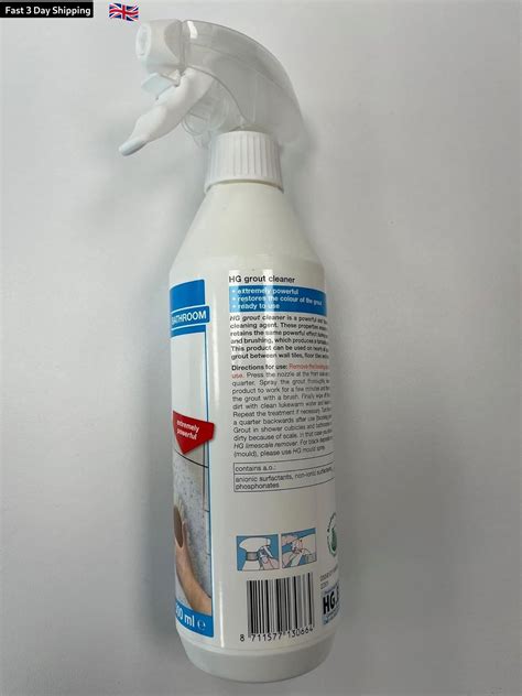 Hg Grout Cleaner Ready To Use Tile Grouting Cleaning Spray Removes