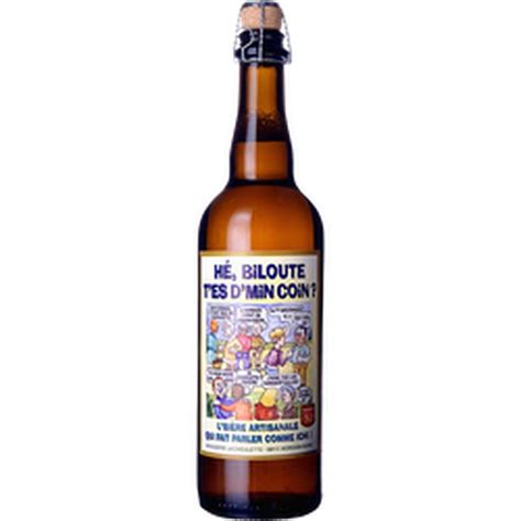 Bière blonde HE BILOUTE cl La Belle Vie Courses en Ligne Livraison à Domicile