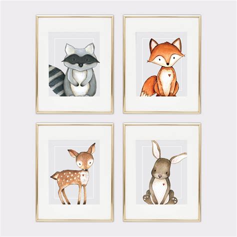 Free Woodland Animal Printables