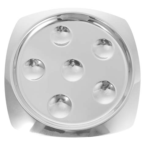 Axio Stainless Steel Snail Dish Escargot Plate Food Plate Compartment