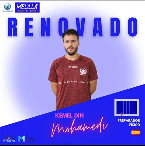 KEMEL DIN RENUEVA POR EL MELILLA CIUDAD DEL DEPORTE CV MELILLA SERÁ