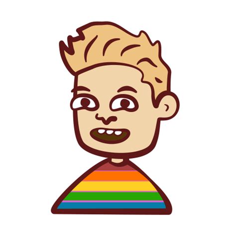 Raindow Guy Avatar Avatar And Emoticons Icons