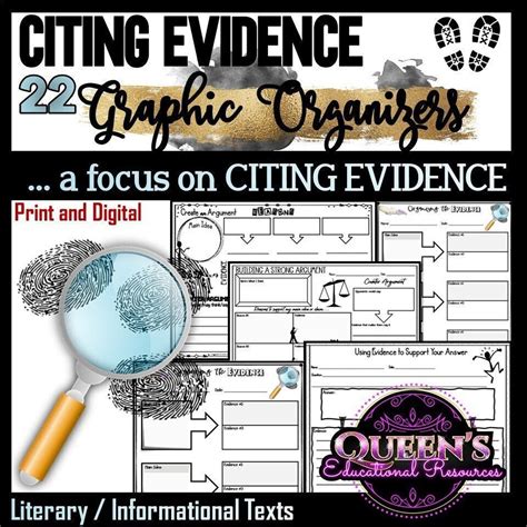Lets Evaluate The Evidence Graphic Organizer 6