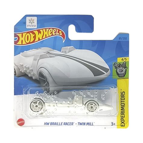 Игрушечная машинка Hot Wheels коллекция EXPERIMOTORS модель HW BRAILLE RACER TWIN MILL