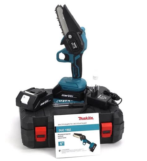 Аккумуляторная мини цепная пила Makita DUC 150Z 24V 5AH аккумуляторный ...