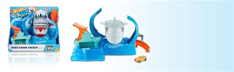 Hot Wheels City Roborekin Zestaw do zabawy z funkcją zmiany kolorów dla dzieci od 5 roku