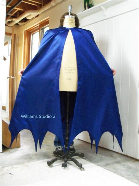 Blue Hero Cosplay Cape Etsy Batman Cape Batman Batgirl Costume
