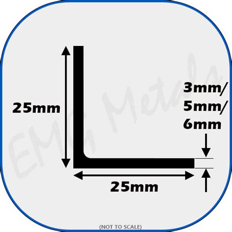 Stainless Steel Angle ║ 25 X 25 Mm ║ Marine316l Section Ironprofile