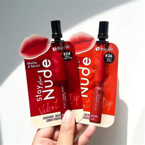 Smooto Stay More Nude Velvet Lip สมทโตะ สเตย มอร นด เวลเวท ลป กรม Shopee Thailand