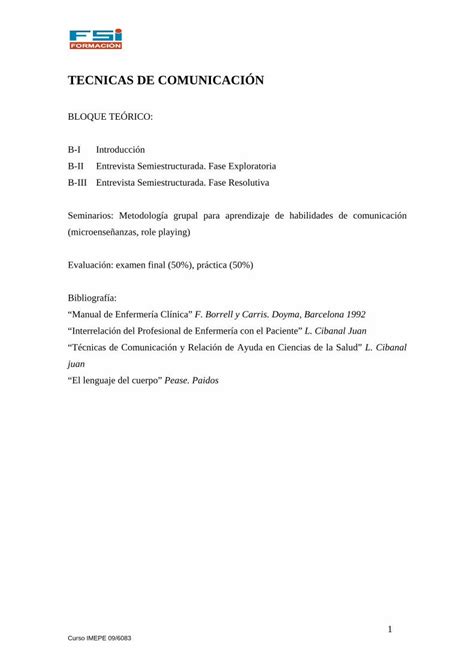 PDF TECNICAS DE COMUNICACIÓN PDF fileLa comunicación No Verbal