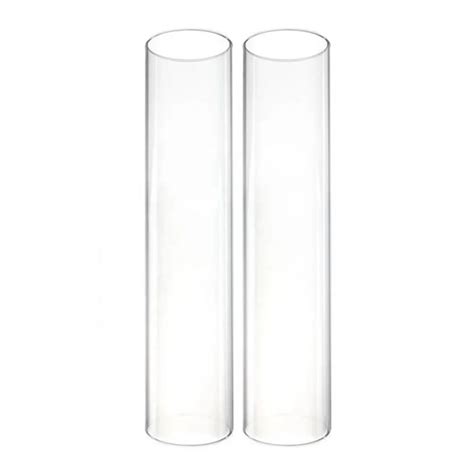 Clear Glass Cylinder Wren Ark Luxury Tableware Rentals