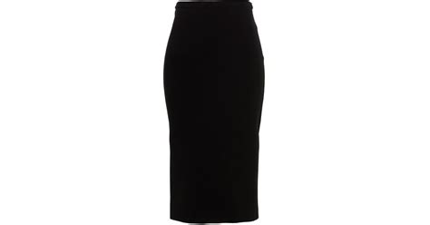 Max Mara Felice Midi Skirt In Black Lyst